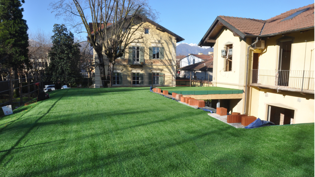 Roofingreen Extension of historical house Castellamonte