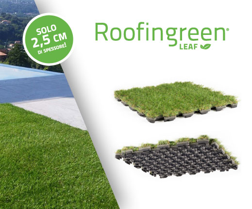 Roofingreen launches LEAF, the new concept for synthetic grass in landscaping applications