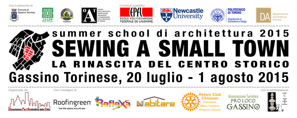 Sewing a small town Gassino Torinese