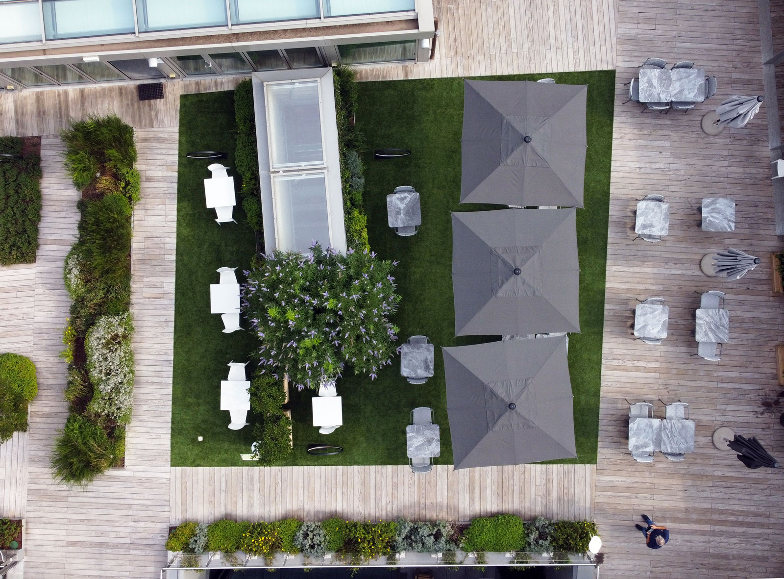 Roofingreen atterra sul rooftop Green Pea