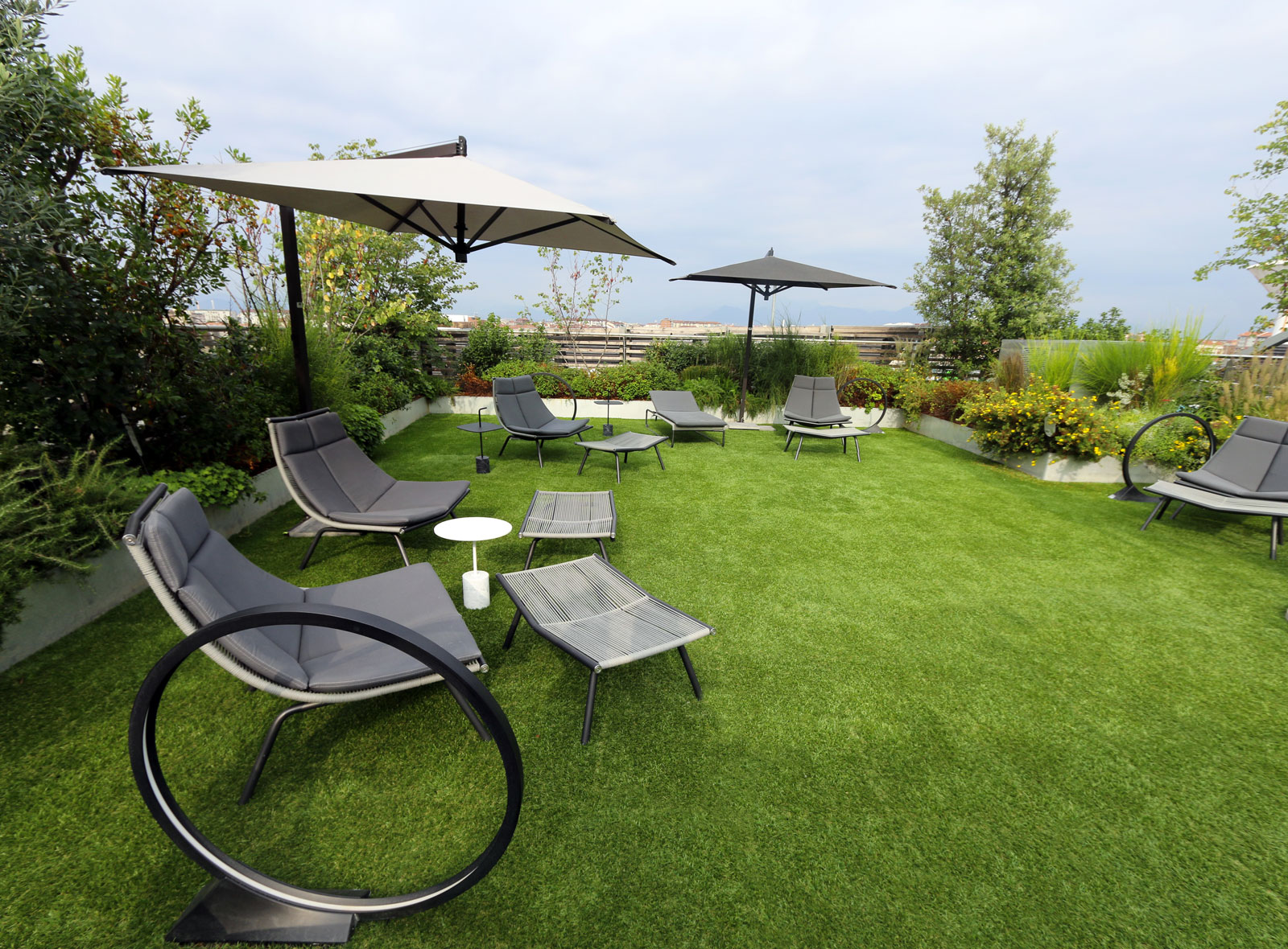 Roofingreen atterra sul rooftop Green Pea