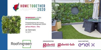 Roofingreen EDEN, the high tech vertical green at Home Together 2020