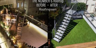 Roofinrgeen The Number 6 before and after