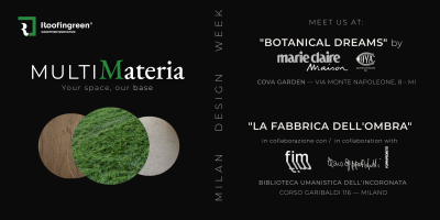 Roofingreen at milano design week 